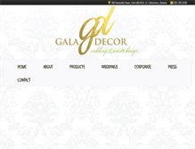 Tablet Screenshot of galadecor.ca